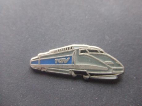 TGV hogesnelheidstrein grijs -blauw